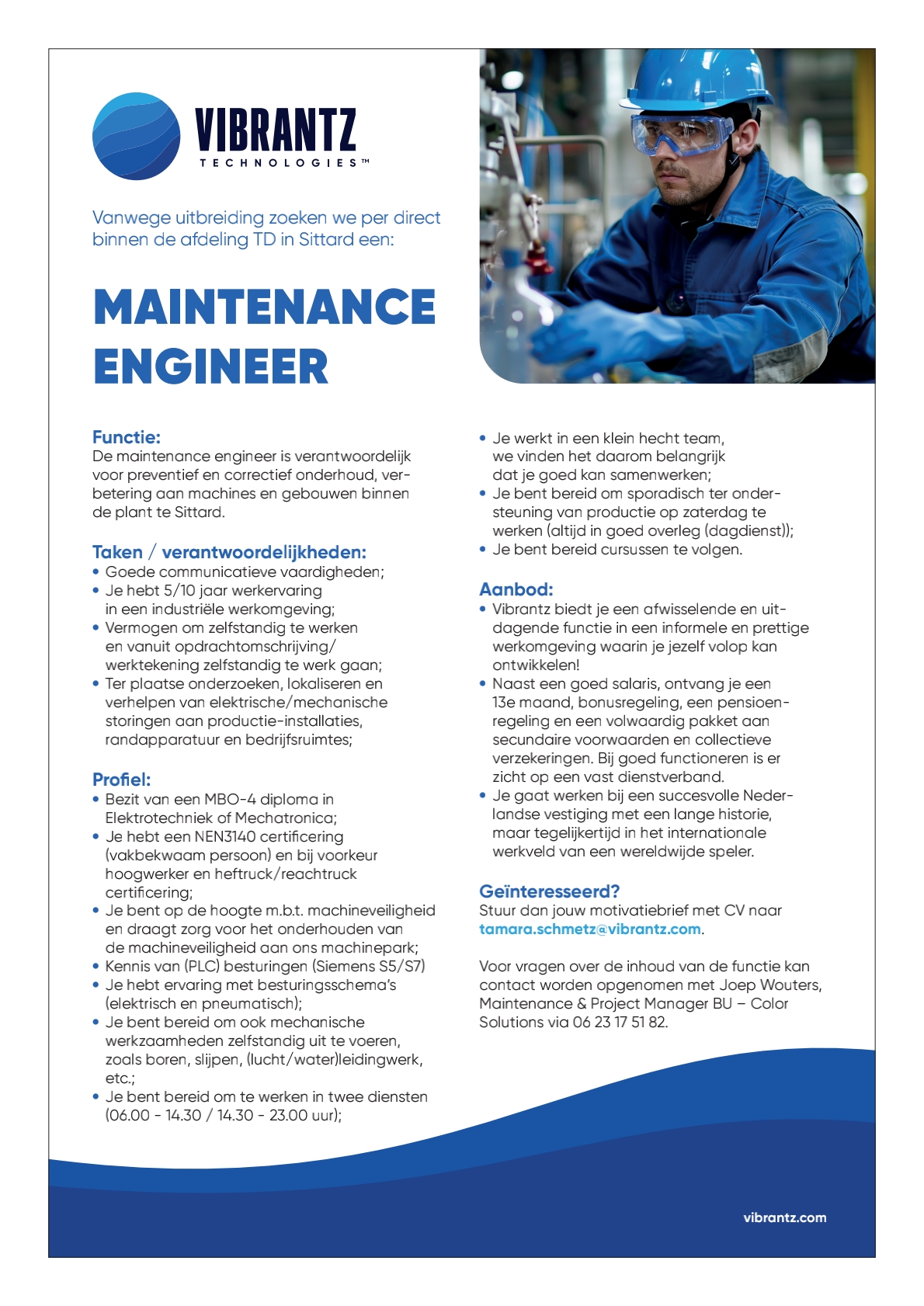 Maintenance Engineer