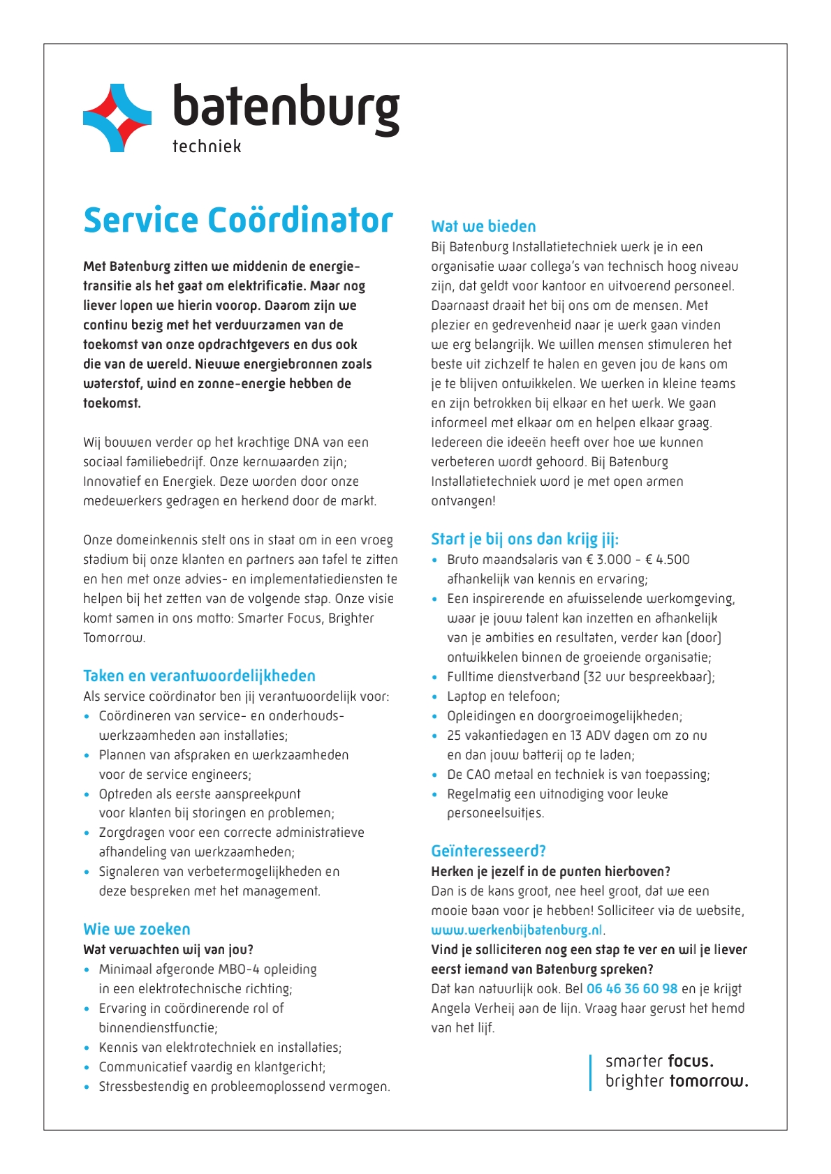 Service Cordinator