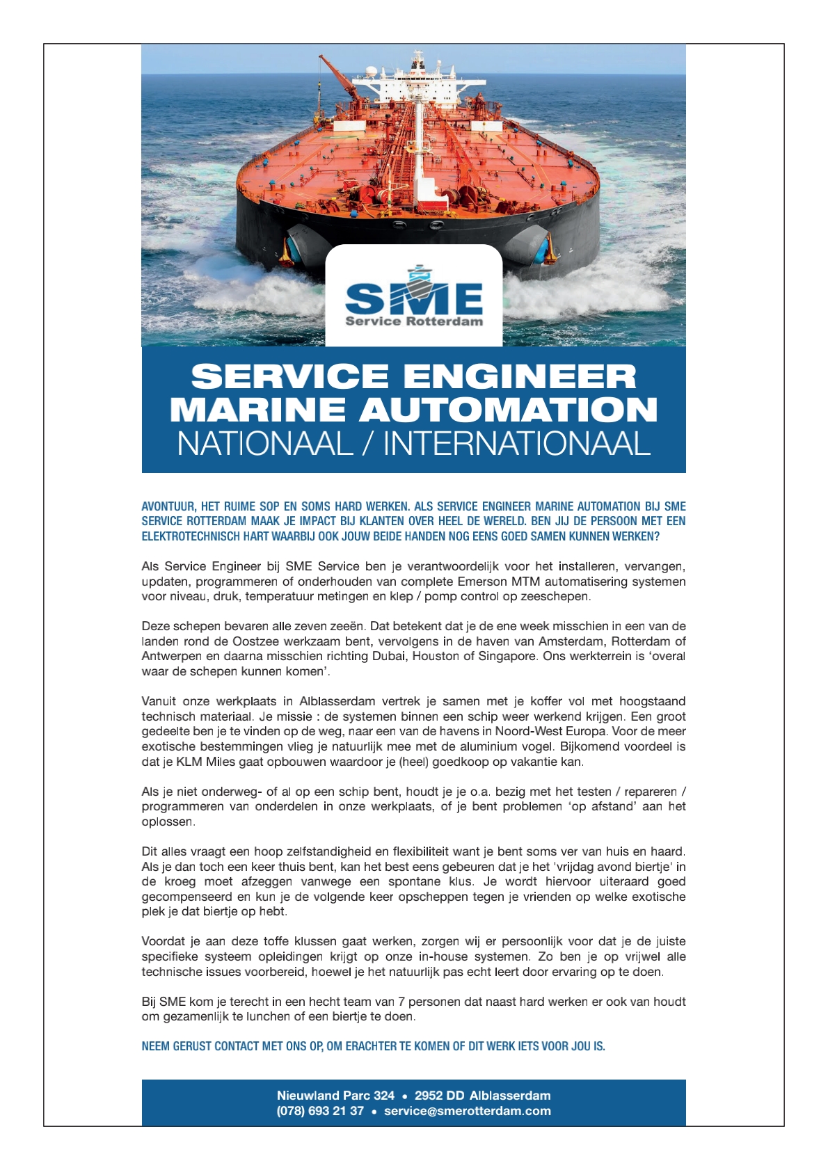 Service Engineer Marine Automation