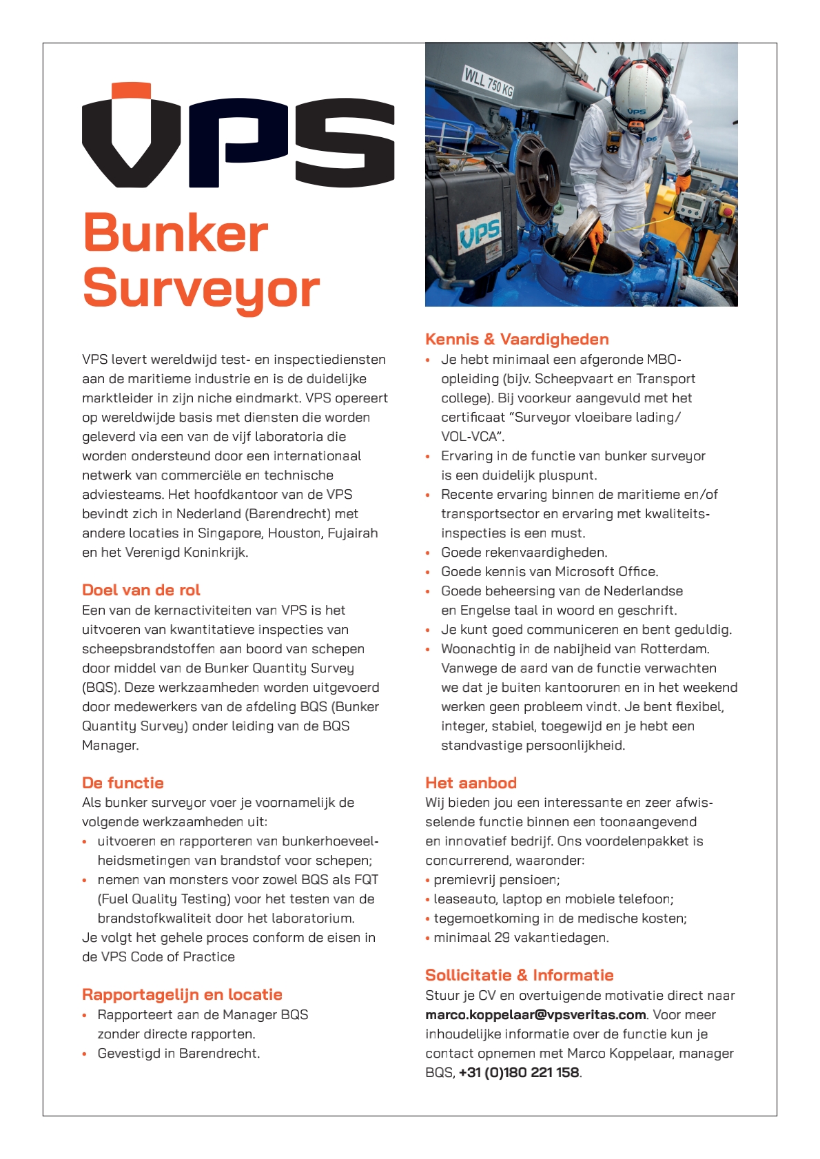 Bunker Surveyor