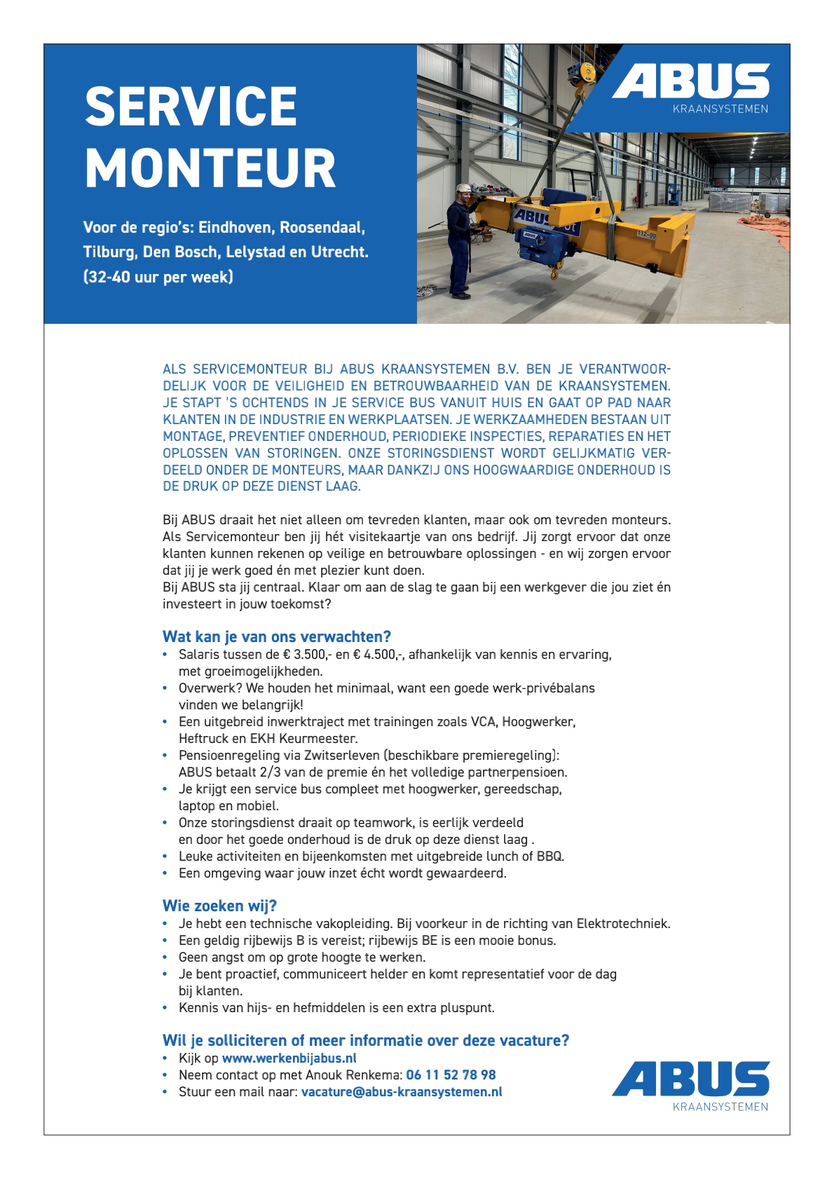 Service Monteur