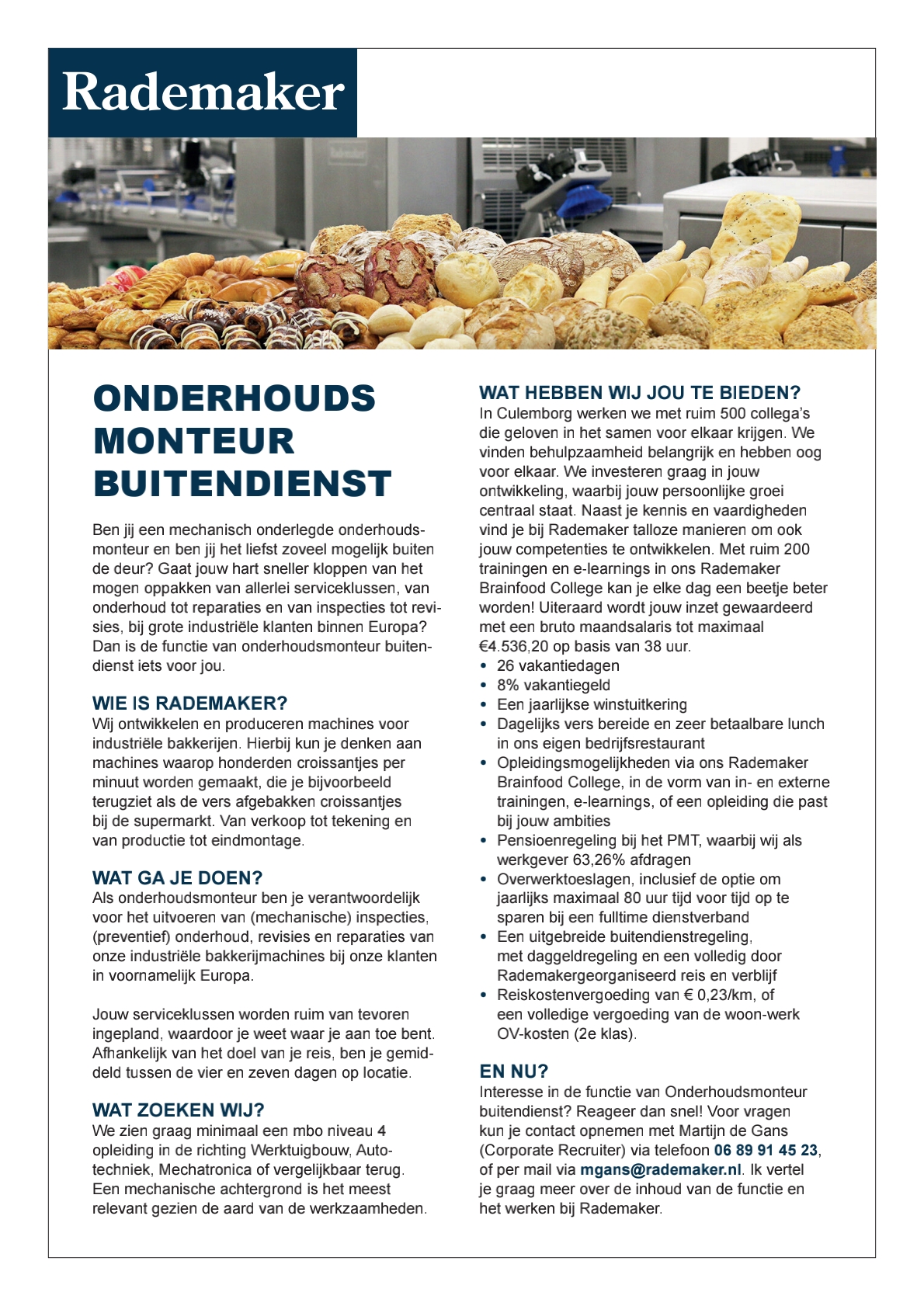Onderhoudsmonteur Buitendienst